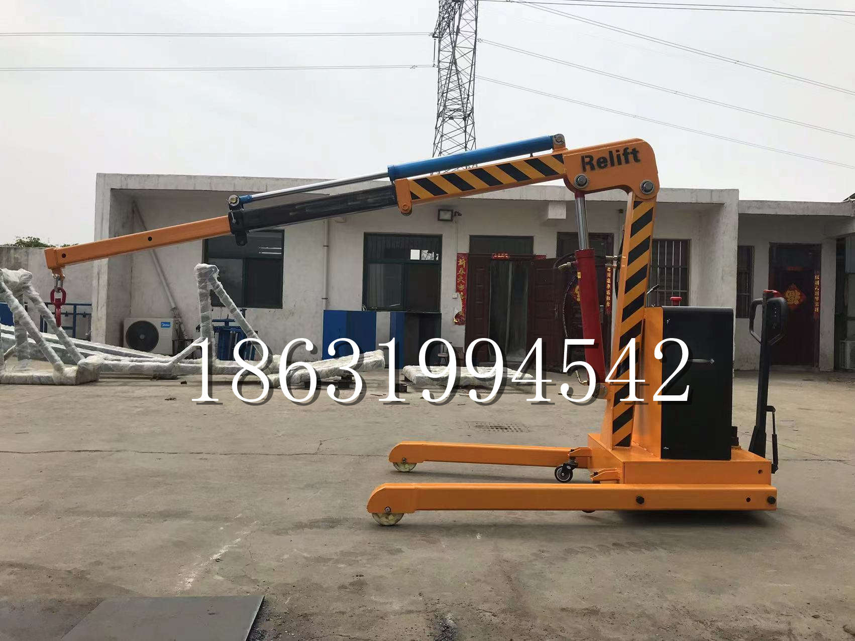 金州区久征定做3吨三轮随车吊 农用园林绿化移树吊 平板工程用小吊机