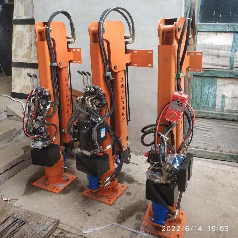 金州区重汽蓝牌随车吊 3.2吨 国六动力强 液压驱动 农用自卸起重机